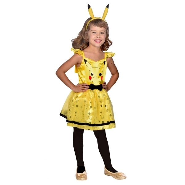 Costum copii Pikachu rochie 10-12 ani