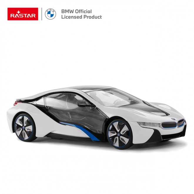 Mașinuță electrică BMW i8 cu telecomandă Rastar 1:14