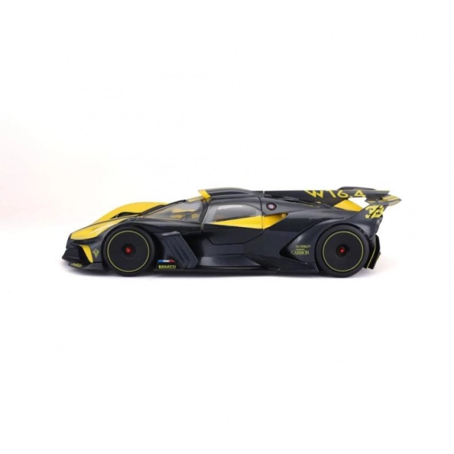 Replica Bburago la Scara 1:18 Bugatti Bolide Galben/Negru