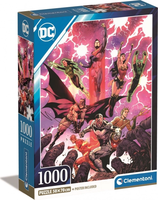 Puzzle 1000 de piese Compact Liga Justiției DC Comics