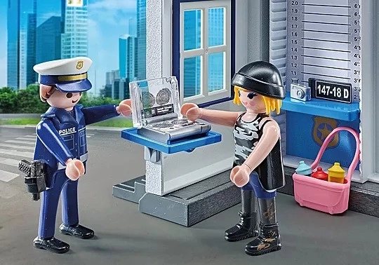 Figurine Acțiune Eroi: Camera de Interogare a Poliției