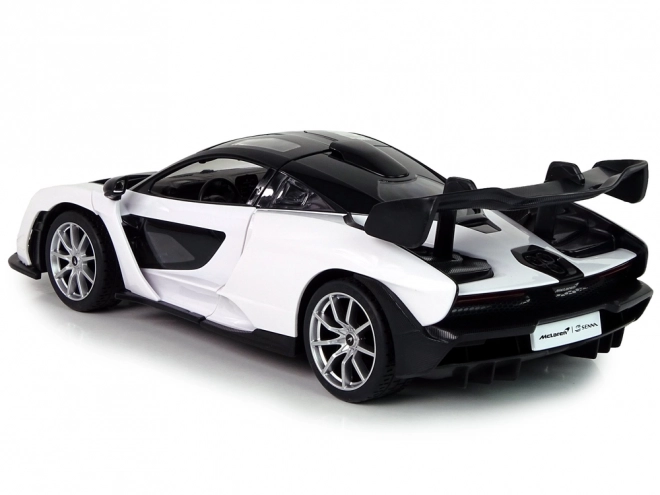 Auto R/C McLaren Senna Rastar 1:14 alb cu telecomandă