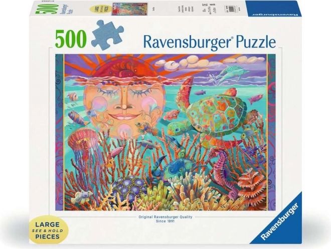 Puzzle XXL Soare și Mare 500 piese