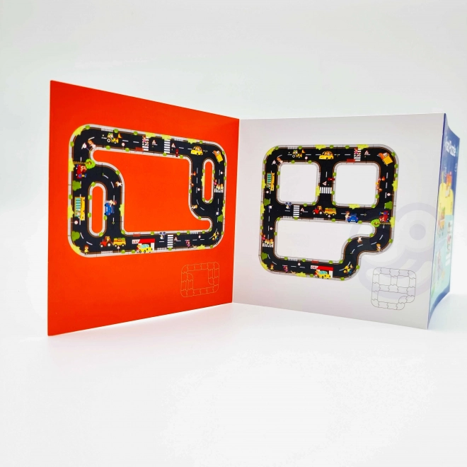 Woopie Green puzzle urban pentru copii - Pista auto