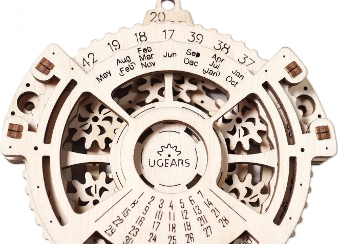 Puzzle 3D calendar mecanic UGEARS