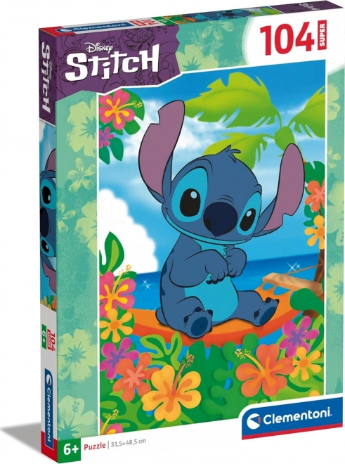 Puzzle CLEMENTONI Lilo & Stitch în hamac 104 piese