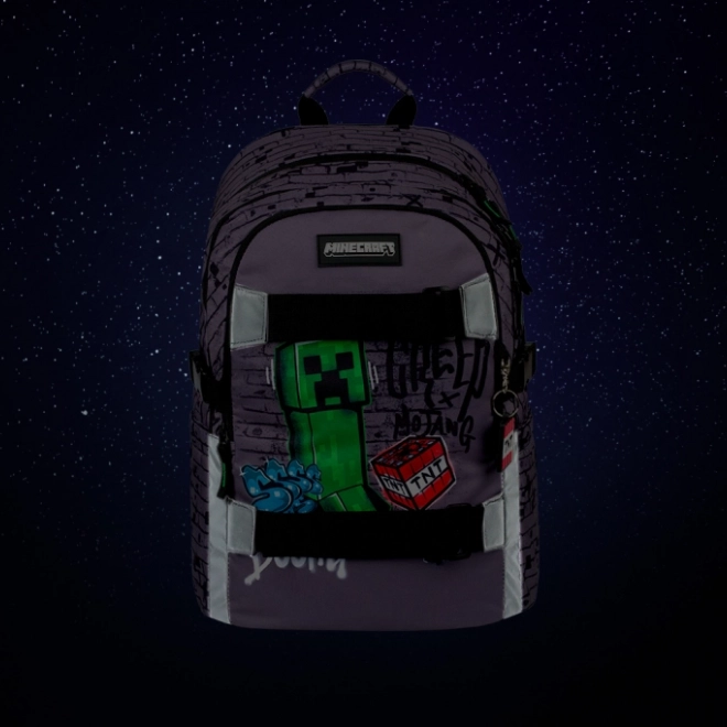Set 3 Skate Baagl Minecraft TNT: Rucsac, Penal, Sac