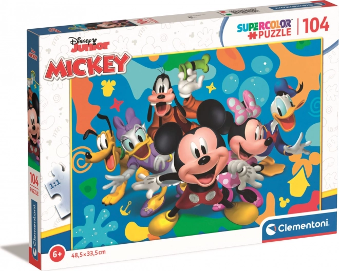 Puzzle 104 piese - Disney Mickey și Prietenii