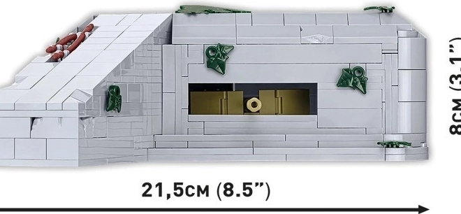 Buncăr Regelbau 667 din Cărămizi COBI