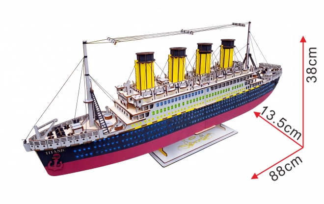 Puzzle 3D lemn Titanic