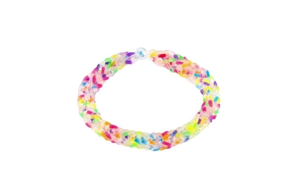 Set elasticuri pentru brățări multicolor cu accesorii