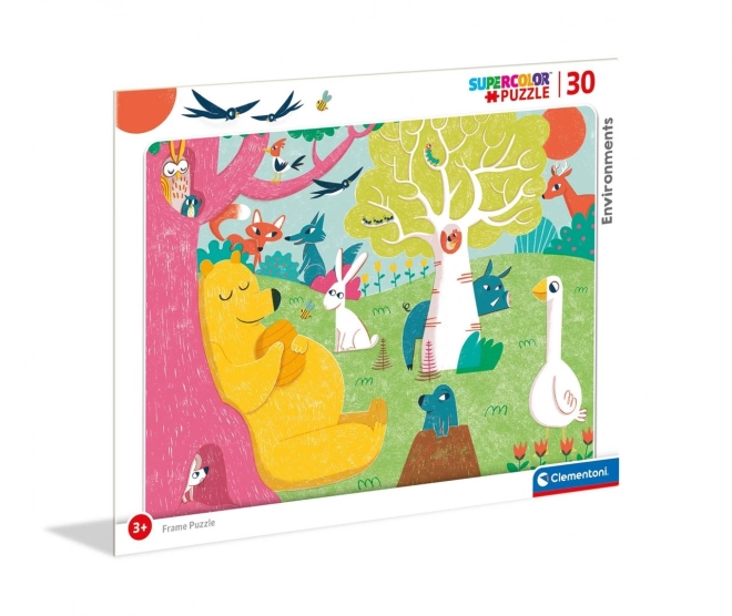 Puzzle 30 piese ramkă Clementoni Environments