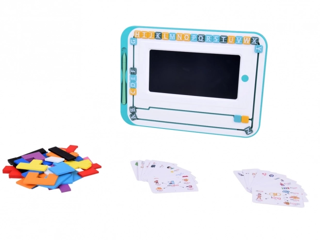 Set educativ 3 în 1 tablică LCD pentru învățarea englezei