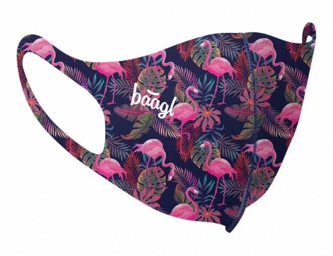 Masca antibacteriană pentru copii cu model flamingo