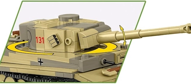 Model tanc Panzer VI Tiger I nr. 131 de la COBI