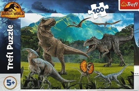 Puzzle cu Dinozauri Jurassic Park 100 de piese