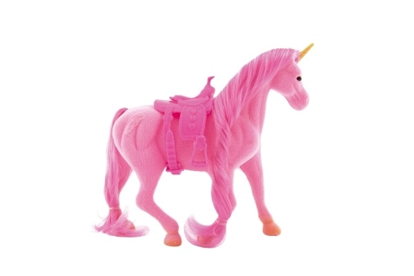 Unicorn cu șa și flișcă 21cm