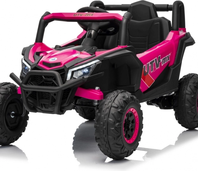 Automobil electric pentru copii Buggy Madman UTV-MX roz