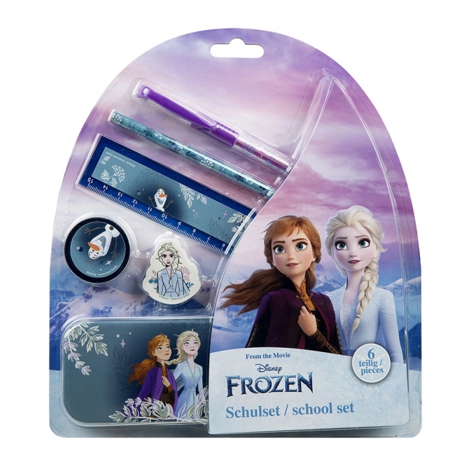 set școlar Frozen cu 6 piese