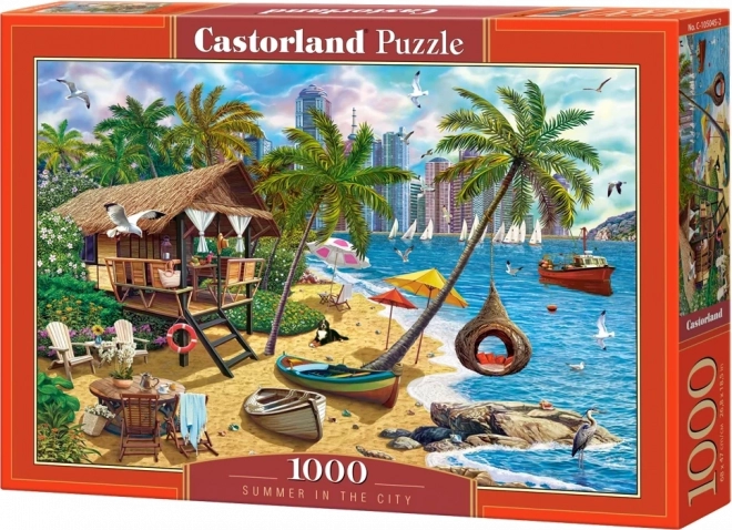 Puzzle de vară în oraș 1000 piese