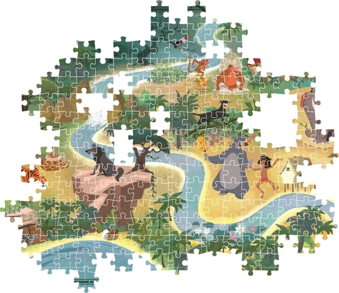 Puzzle 1000 piese Harta de Poveste Cartea Junglei