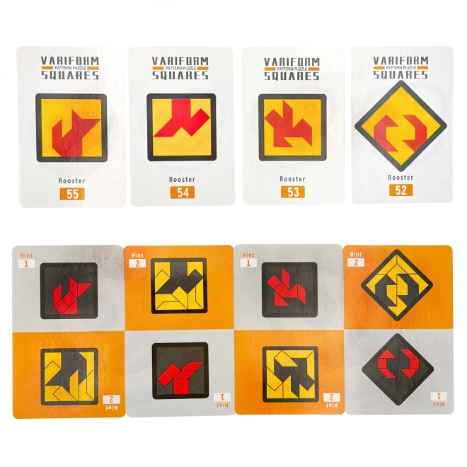 Joc logic tangram Woopie antrenament de buzunar pentru creier