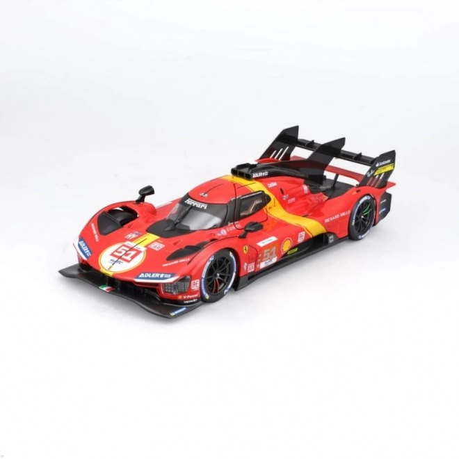 Model mașină Bburago 1:24 Ferrari Racing 499P LMH Roșu