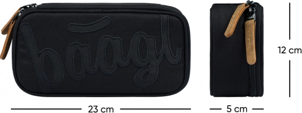 Set Școlar Baagl Skate Max Darkness: Rucsac, Penar și Săculeț