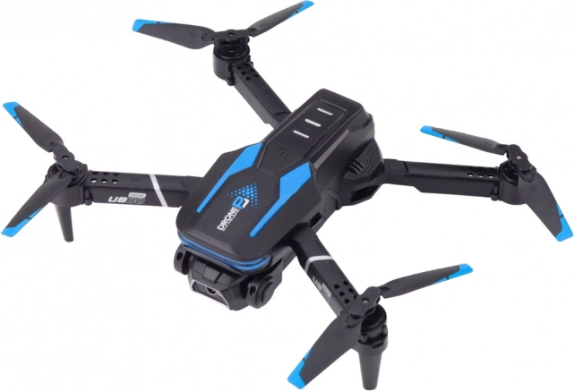 Dron cu cameră LU800 LED lumini albastre