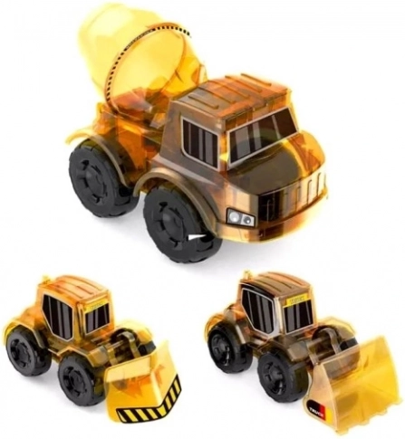 Trei utilaje de construcții într-un singur pachet