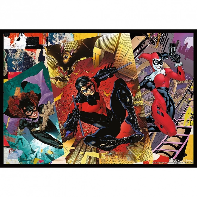 Puzzle Batman în acțiune 4x250 piese