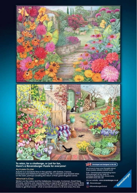 Puzzle Grădini Minunate Ravensburger 4x500