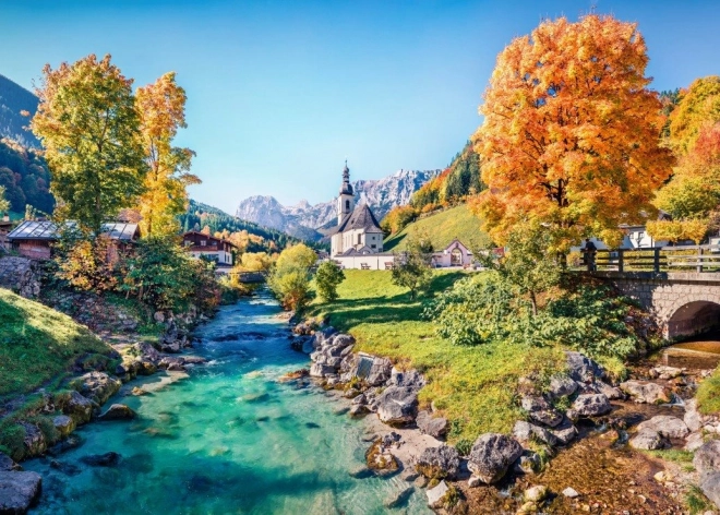 Puzzle Toamnă în Ramsau 500 de piese