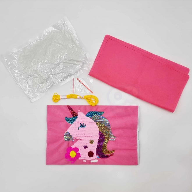 Set creativ pernă unicorn WOOPIE Art&Fun