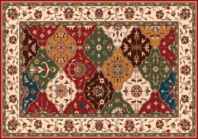 Puzzle Flori anatoliene pe covor 1000 piese