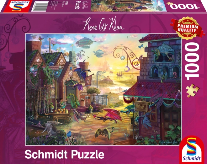 Puzzle Dračí Poșta pentru Adulți 1000 Piese