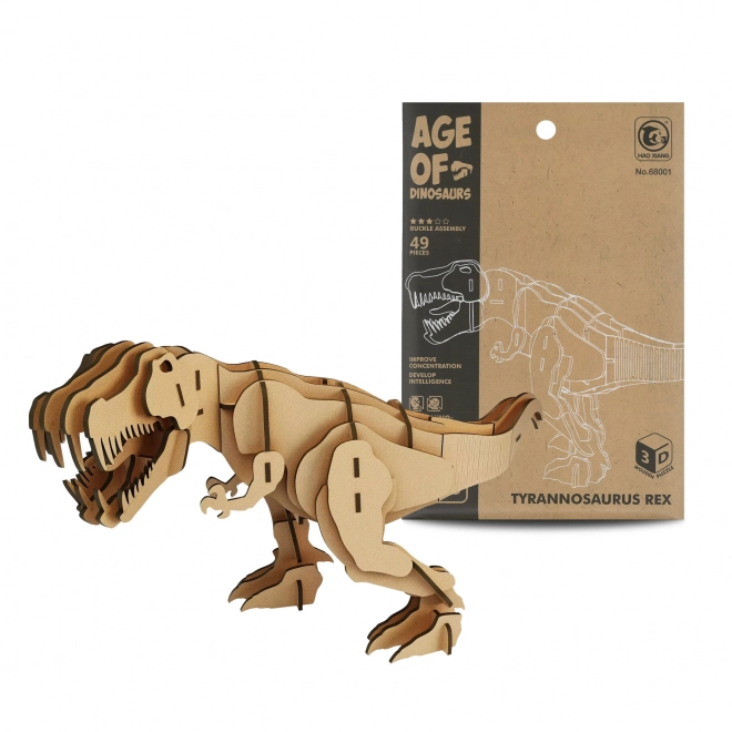 Puzzle 3D din lemn Tyrannosaurus Rex
