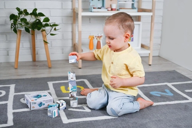 Cuburi Puzzle Animale Polare
