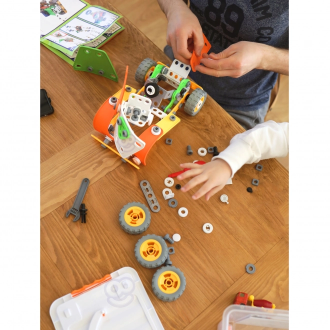 Woopie construcții set vehicule STEM 163 piese