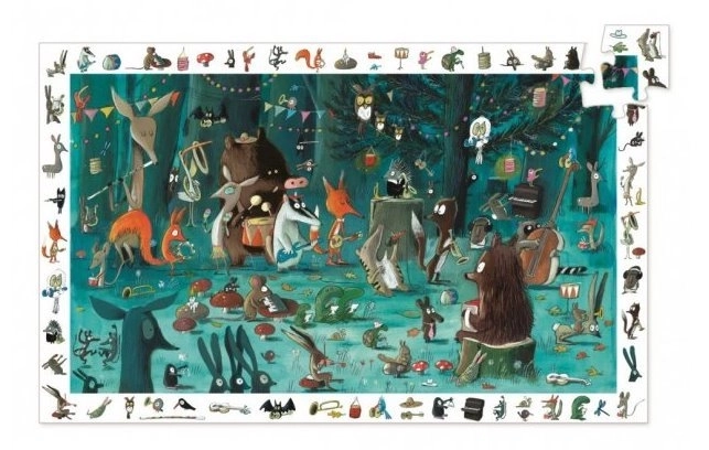 Puzzle Observare Orchestrul Pădurii DJECO