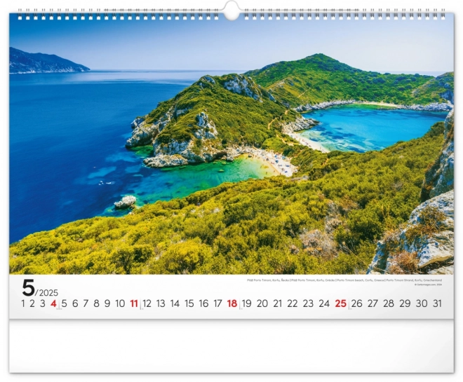 Calendar de perete Mare 2025