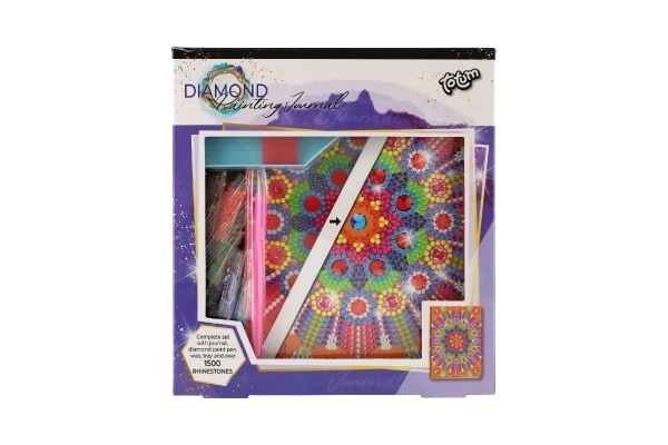 Set creativ jurnal mandala cu diamante