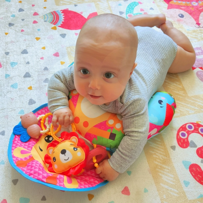 Pernă interactivă educativă pentru bebeluși Woopie Baby