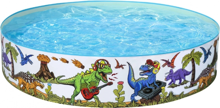 Design jucăuș cu dinozauri iubit de copii