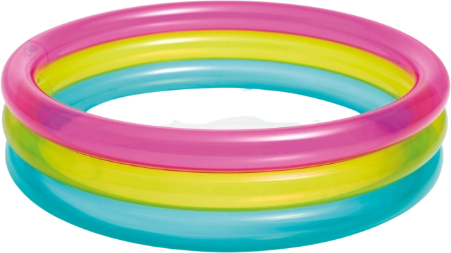 Piscină gonflabilă pentru copii curcubeu 86 × 25 cm INTEX