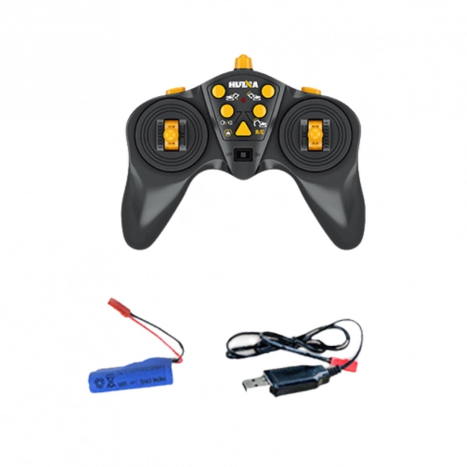Excavator cu șenile controlat de la distanță Huina cu cabină rotativă 1:16
