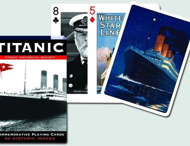 Cărți de joc cu temă Titanic