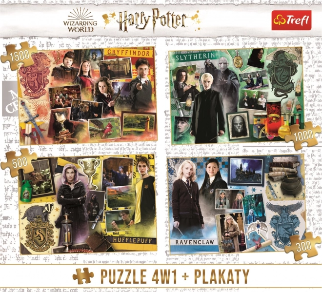 Puzzle Harry Potter 4 în 1