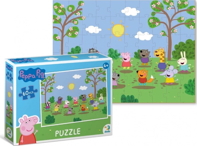 Puzzle Peppa Pig: Distracție la soare 60 piese