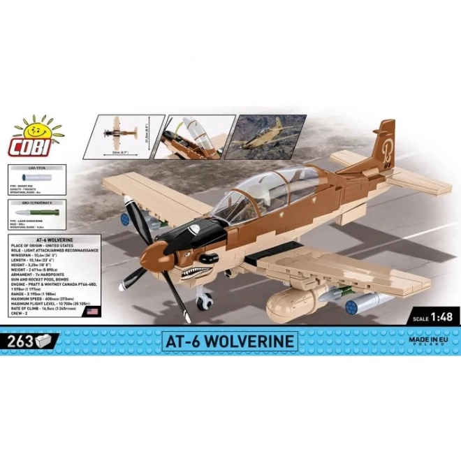 Set de asamblare avion AT-6 Wolverine